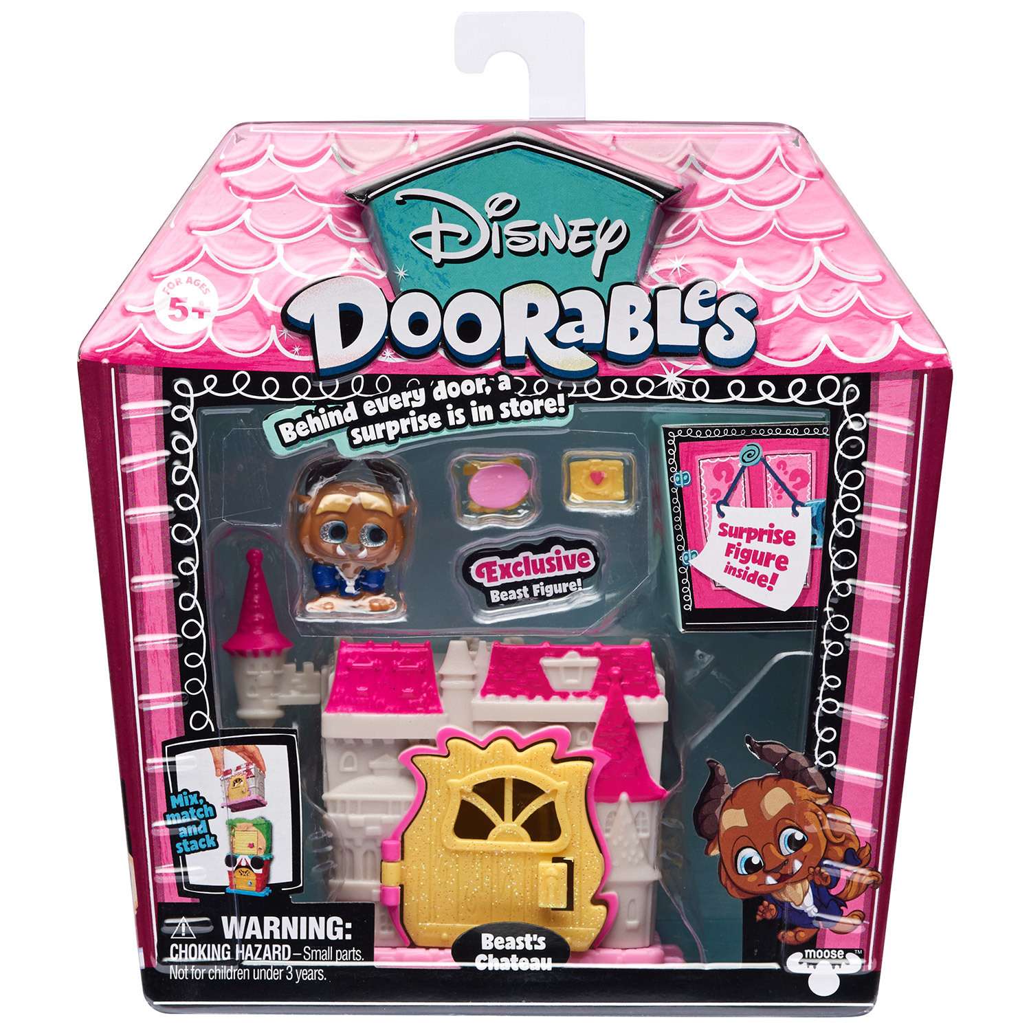 Мини-набор игровой Disney Doorables Красавица и Чудовище с 2 фигурками (Сюрприз) 69411 - фото 1