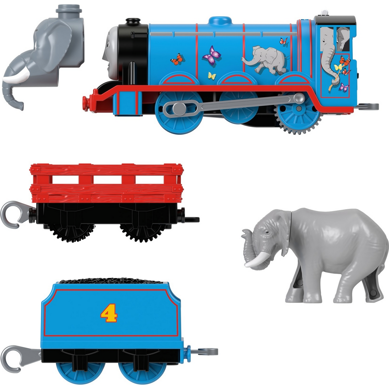 Паровозик Thomas & Friends Железная дорога Герои мультфильмов Гордон-слон GLK73 GLK69 - фото 7