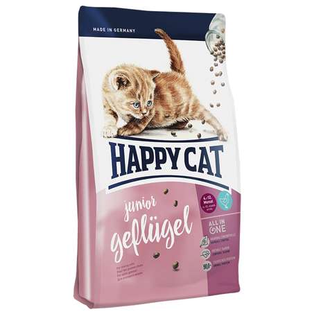 Корм сухой для котят Happy Cat Supreme 300г птица