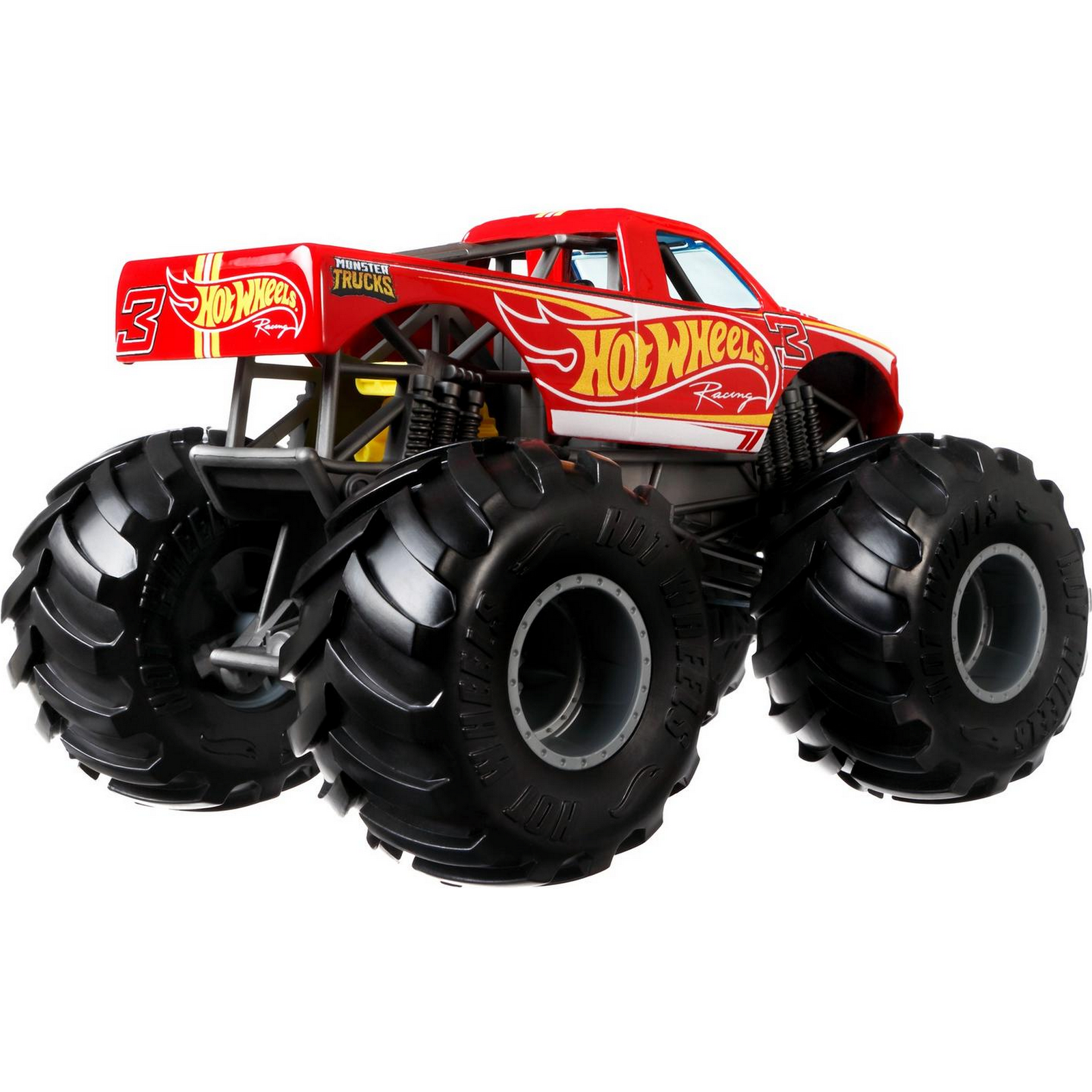 Машинка Hot Wheels Monster Trucks большой Рейсинг GWL15 FYJ83 - фото 4