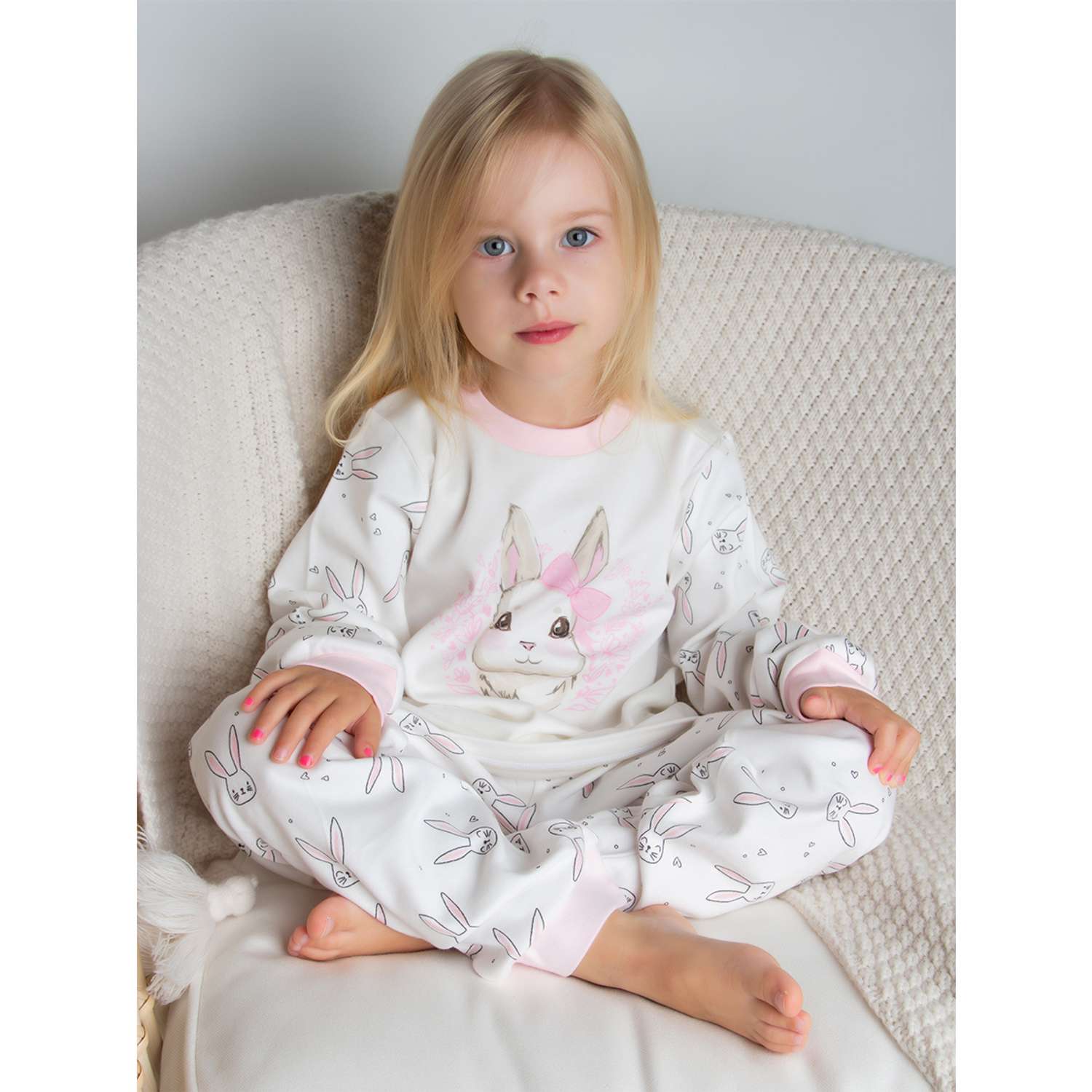 Пижама Linas baby 1290-11-Белый - фото 2