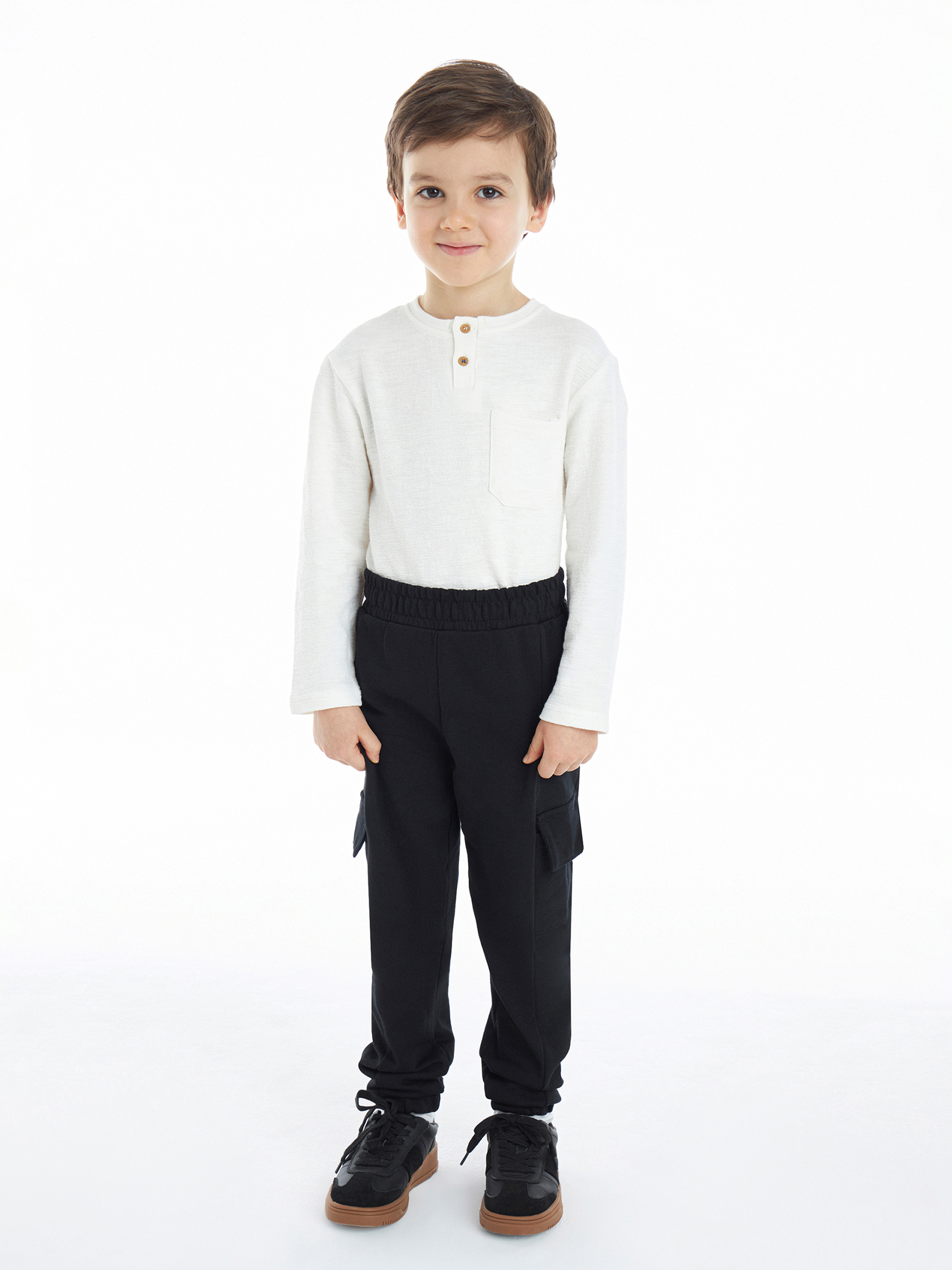 Брюки Totti Kids AW23TKB023b/Брюки детские/Черный - фото 1