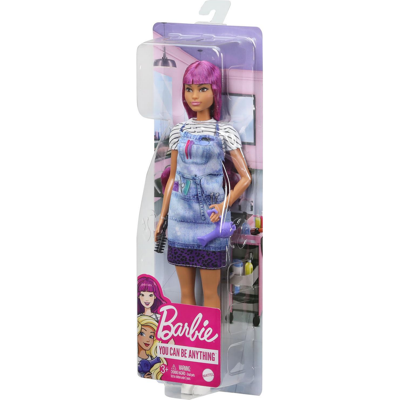 Кукла Barbie из серии Кем быть? Фигуристка (брюнетка)