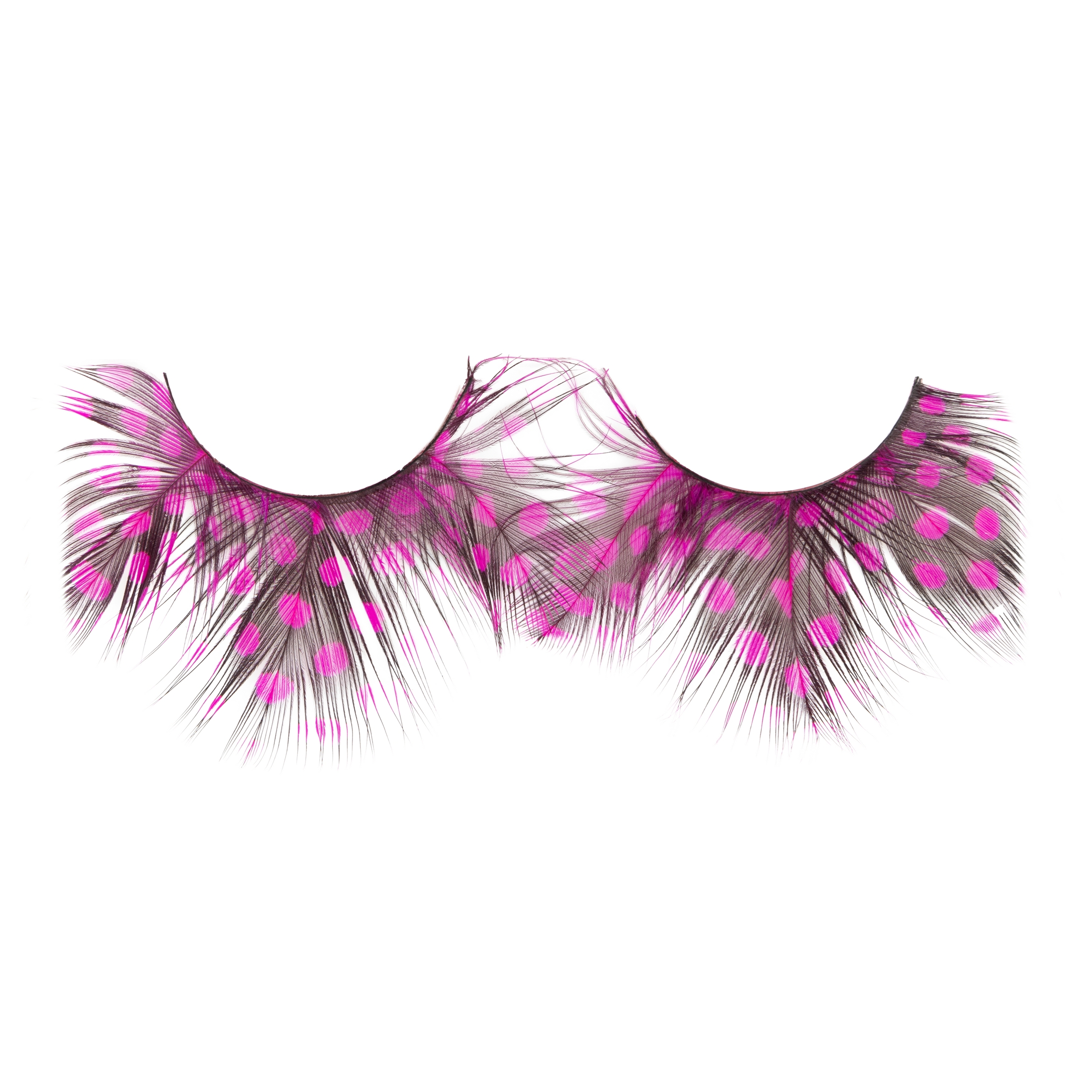 Накладные Ресницы Lukky Fresh Lash перьевые розовый горох - фото 4