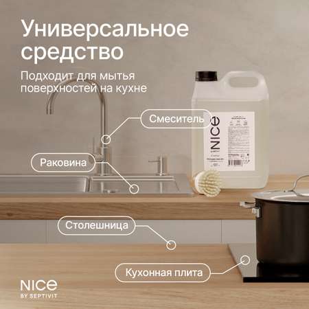 Гель для мытья посуды NICE by Septivit NICE Зеленый чай 5л