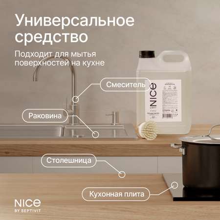 Средство для мытья посуды NICE by Septivit Зеленый чай 5л