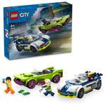 Конструктор LEGO City Погоня на полицейской машине и Маслкаре 60415