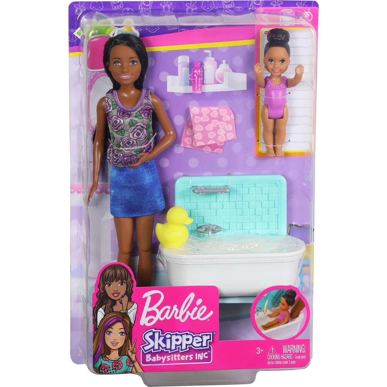 Набор Barbie Няня Купание FXH06 FHY97 - фото 2