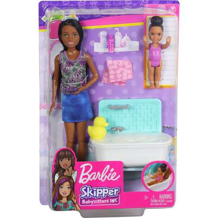 Набор Barbie Няня Купание FXH06