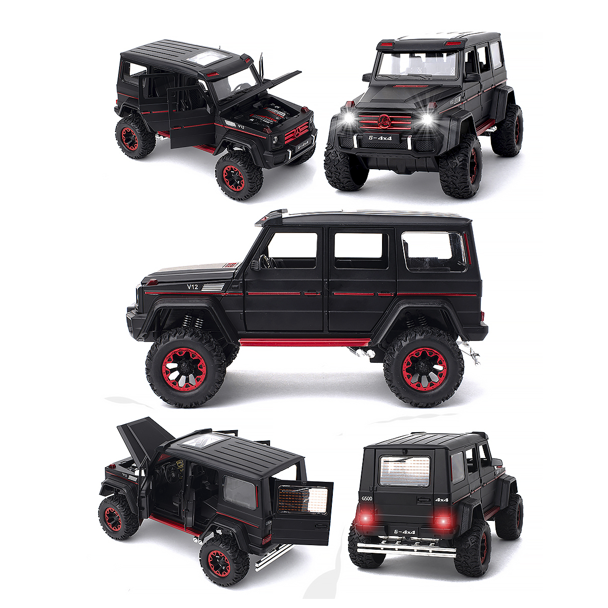 Автомобиль Che Zhi Mercedes 1:24 CZ117Bblk - фото 6