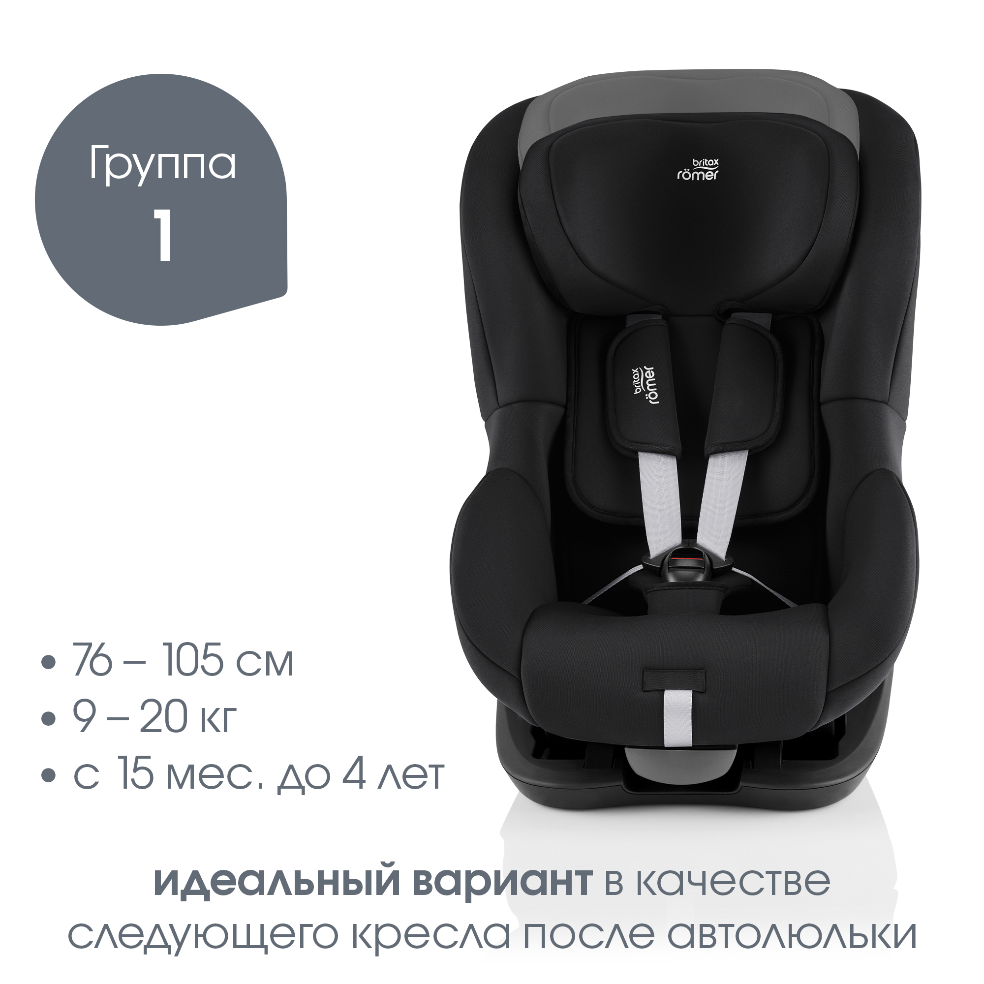 Детское автокресло Britax Roemer King pro space black для детей с 15 мес до 20 кг - фото 2