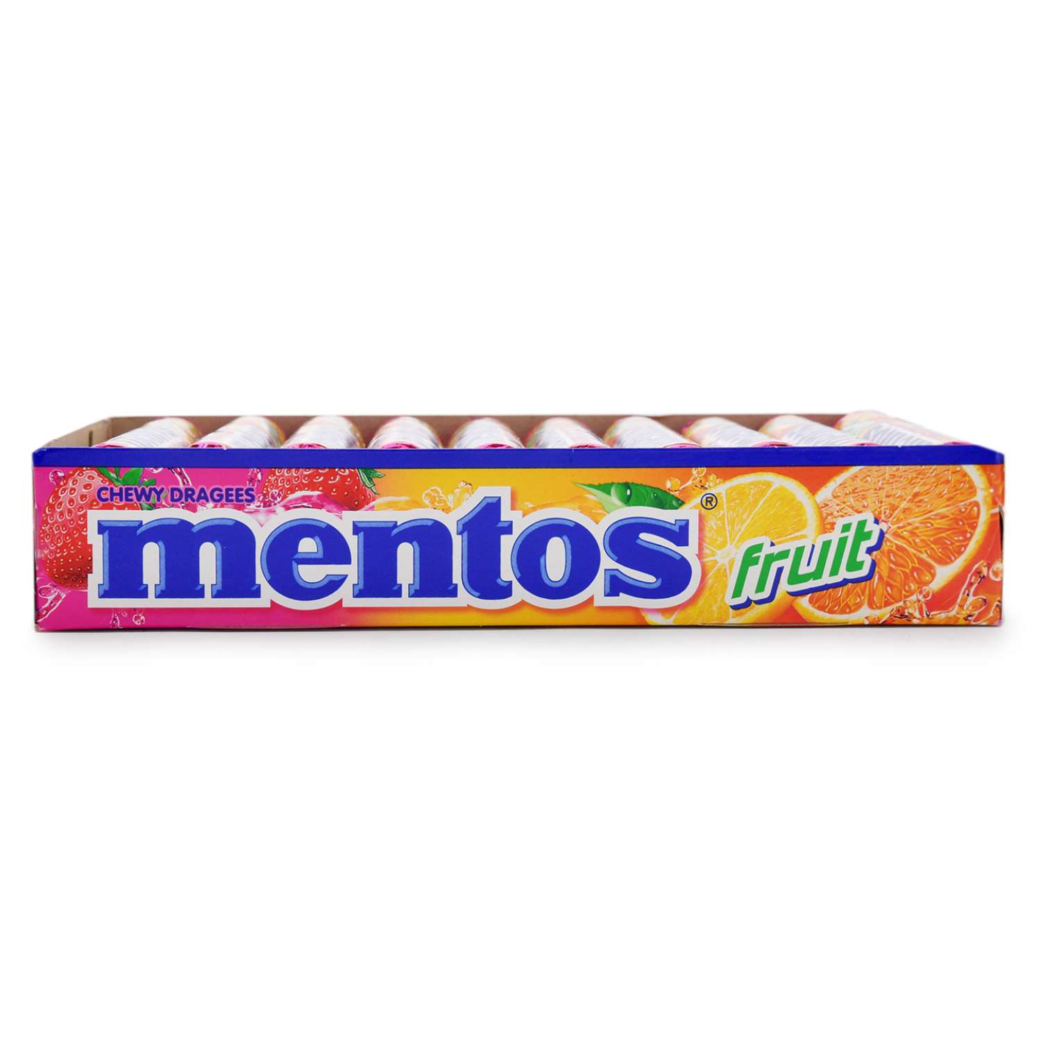 Жевательные драже Ментос фрукты 38г - фото 3