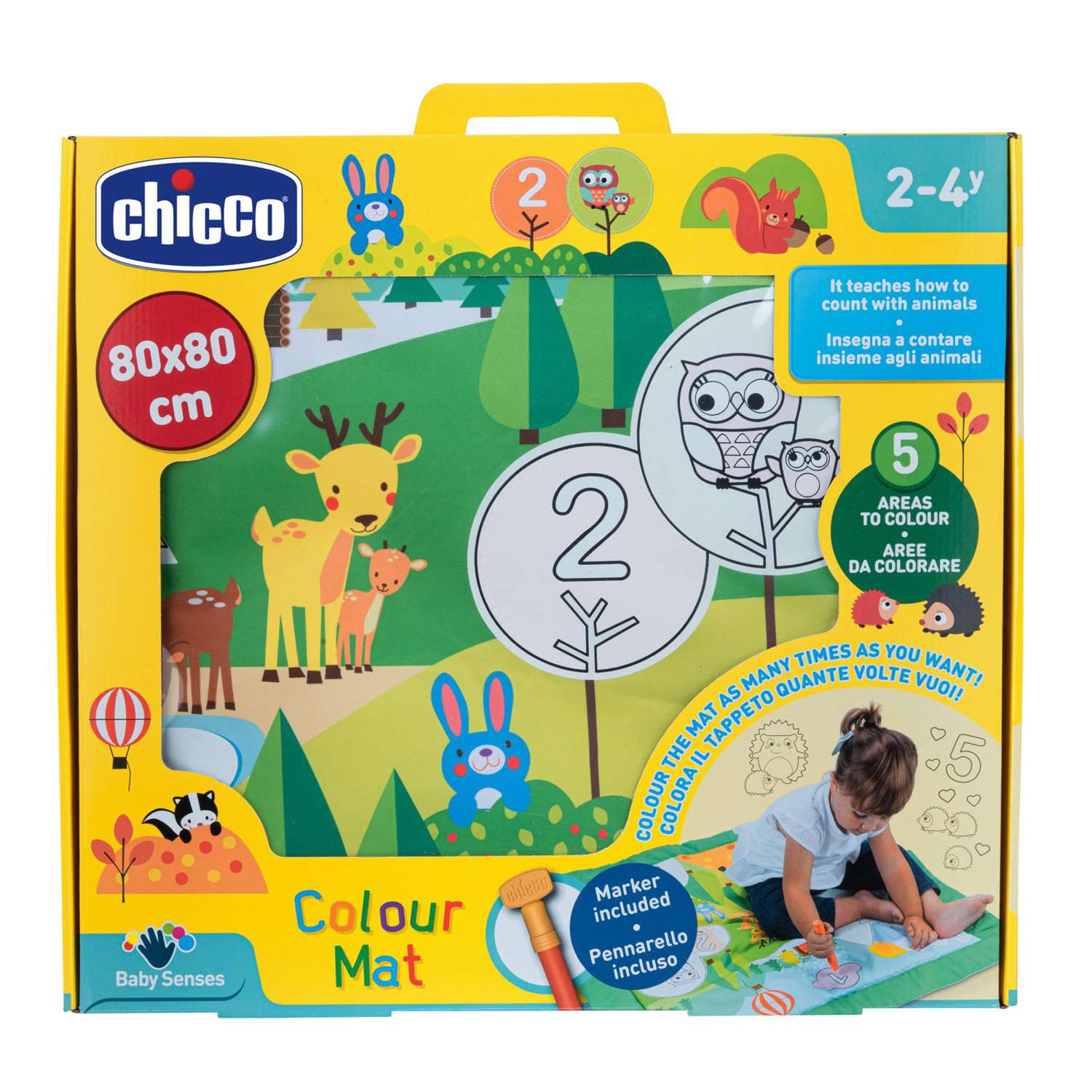 Коврик CHICCO Игровой развивающий детский коврик Colour Mat - фото 2