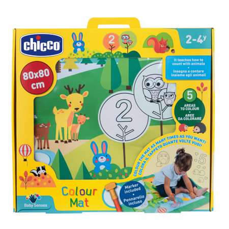 Коврик CHICCO Игровой развивающий детский коврик Colour Mat