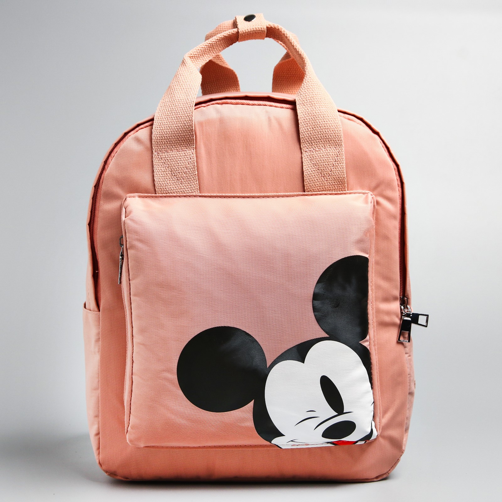 Рюкзак Disney на молнии розовый - фото 1