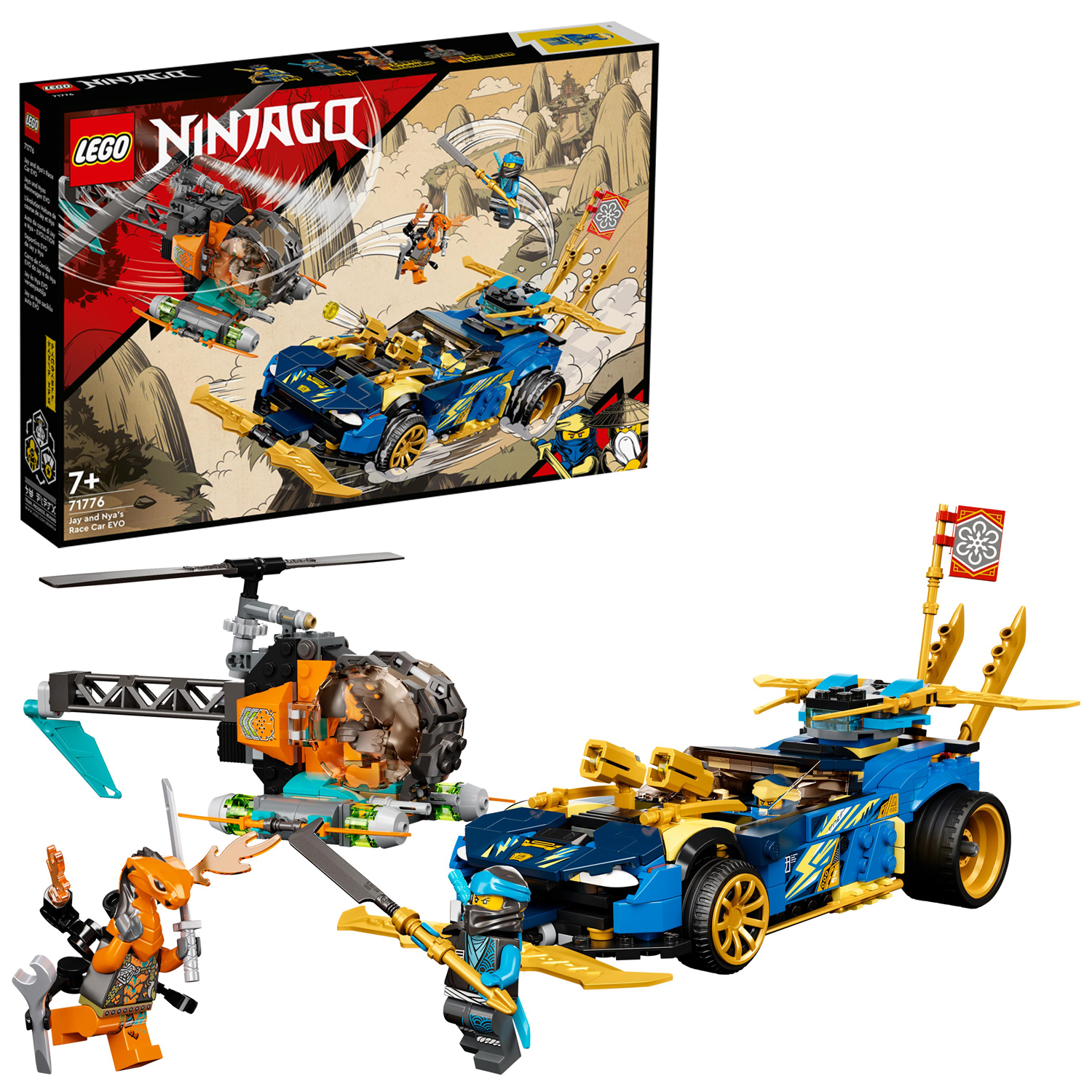 Конструктор детский LEGO Ninjago Гоночный автомобиль 71776 купить по цене  7364 ₽ в интернет-магазине Детский мир