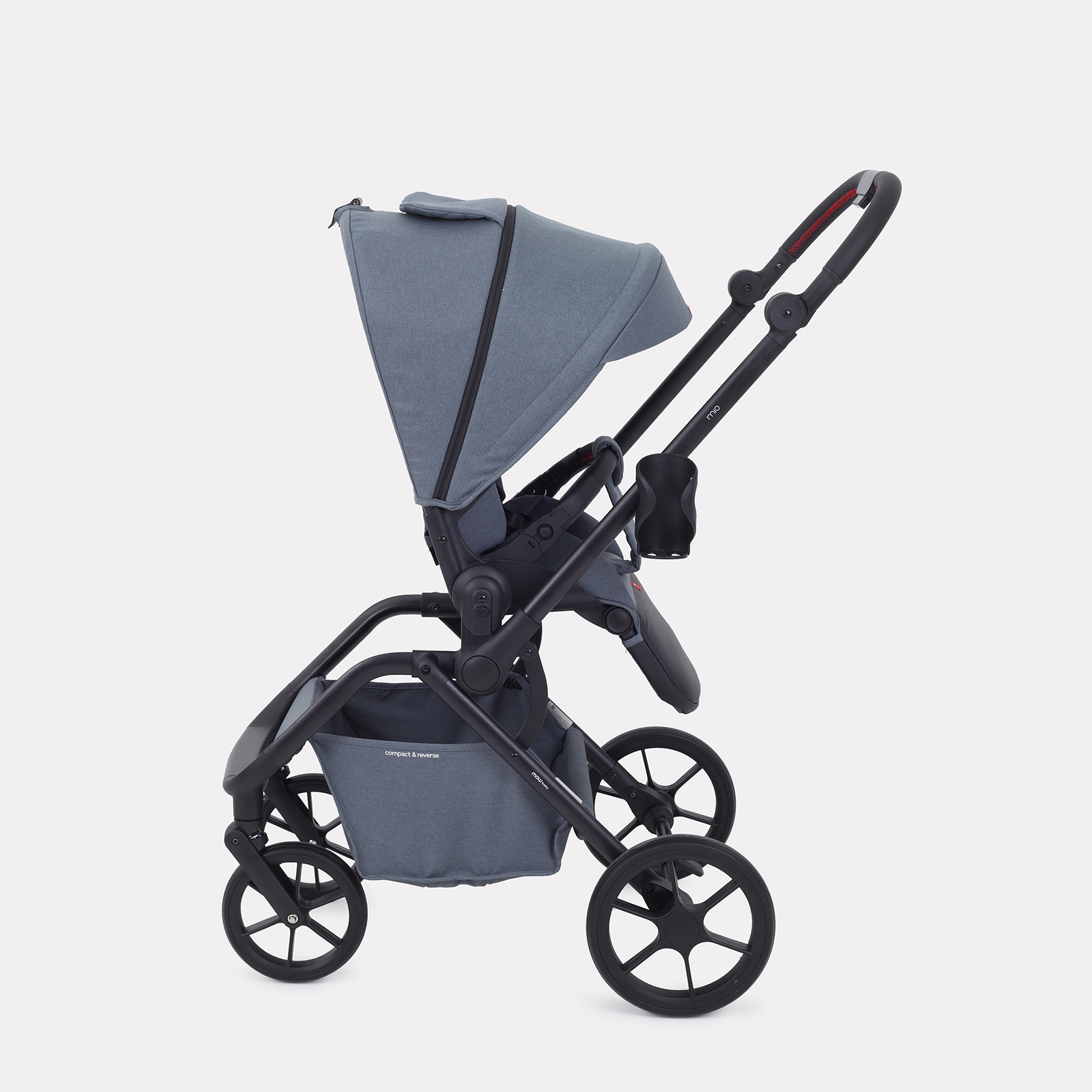 Коляска детская MOWbaby Mio MB102 Grey - фото 6