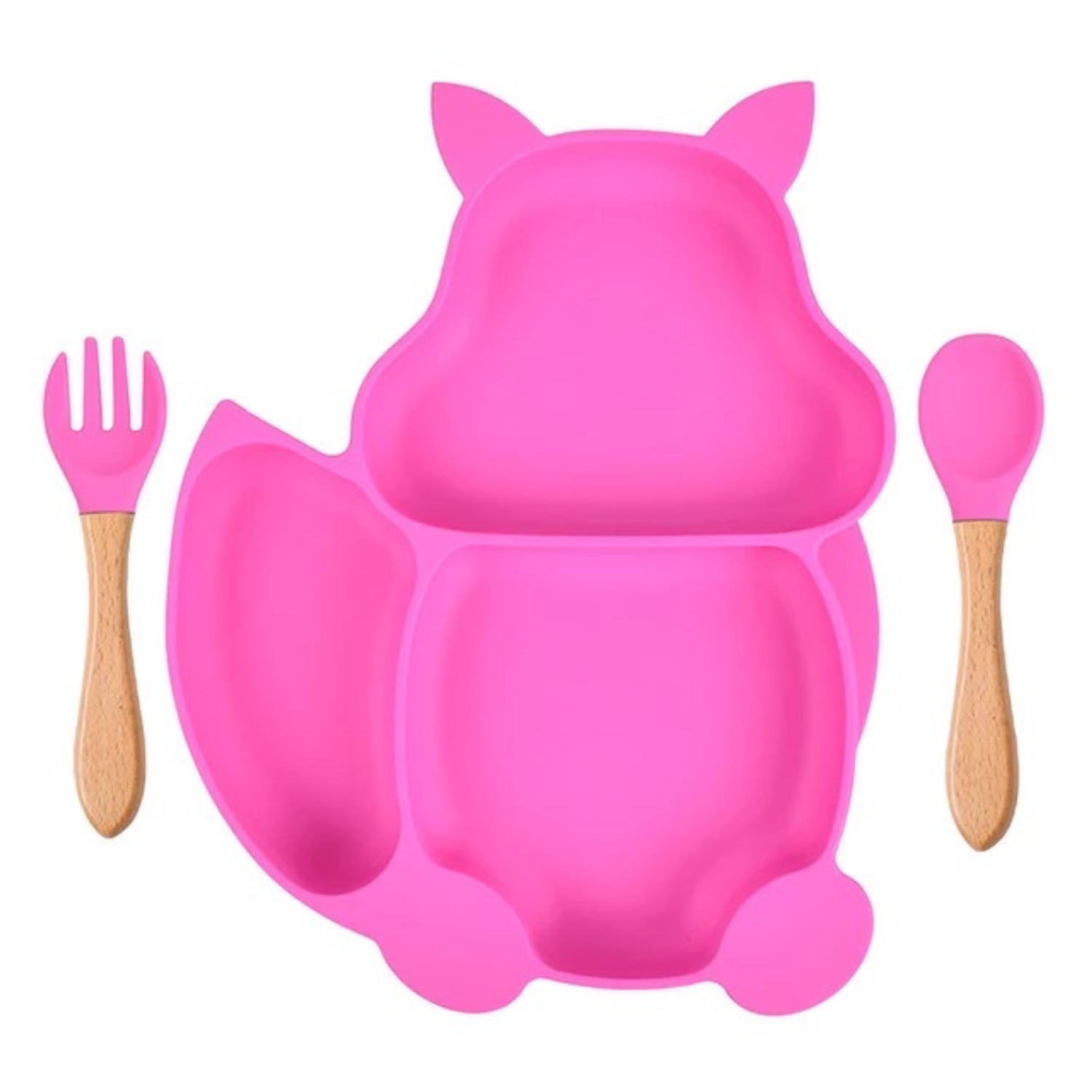 Набор детской посуды PlayKid фуксия - фото 1