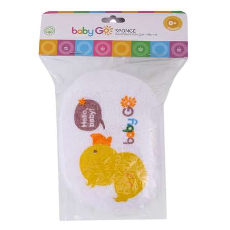 Губка для купания BabyGo махровая BD31108