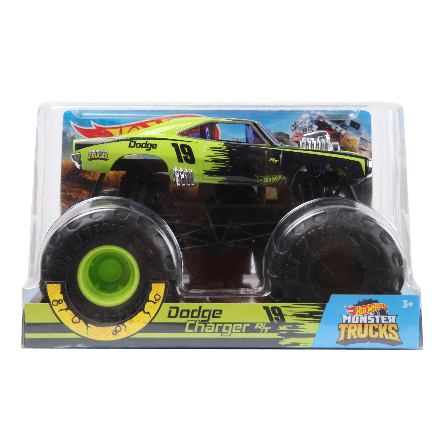 Машинка Hot Wheels Monster Trucks 1:24 Дод GBV35 FYJ83 - фото 6