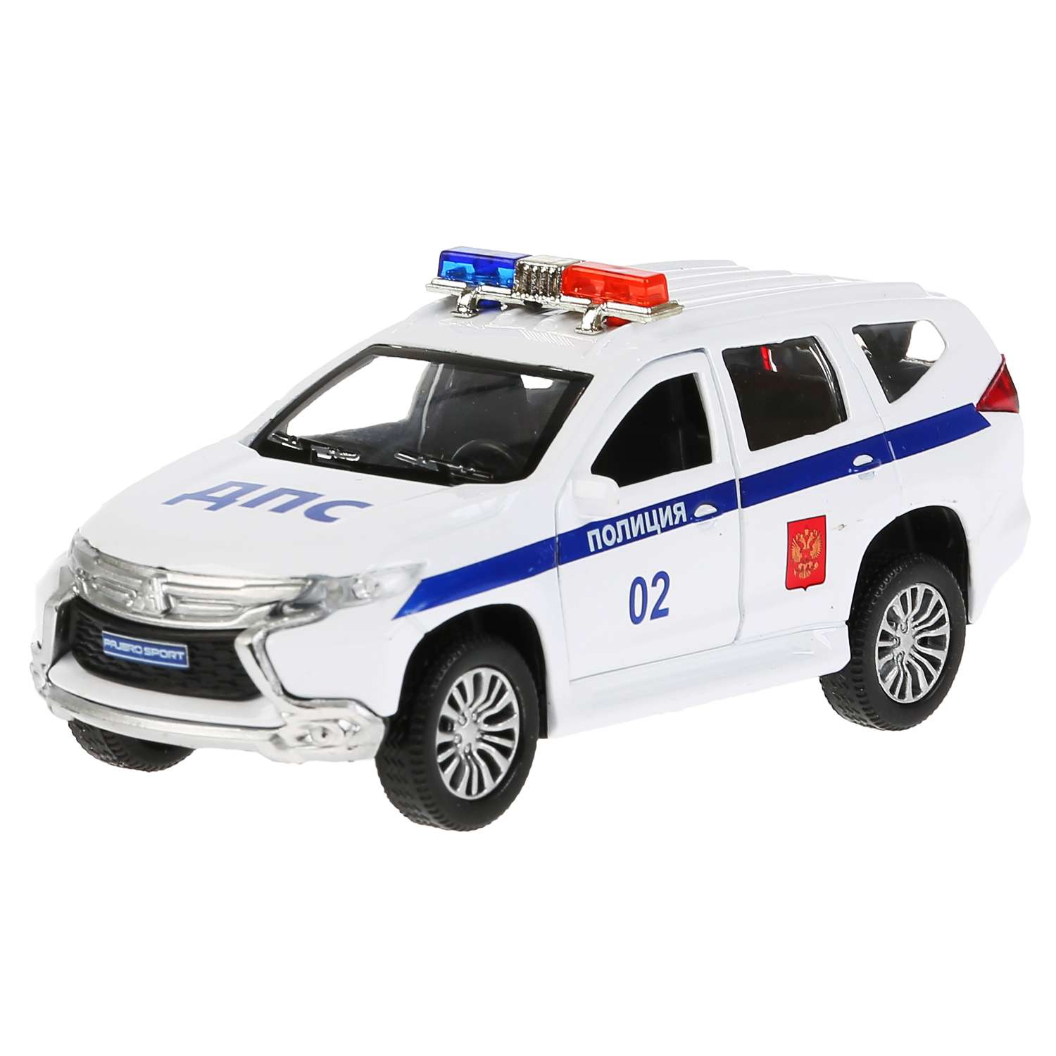 Машина Технопарк Mitsubishi Pajero Sport Полиция 297505 297505 - фото 1