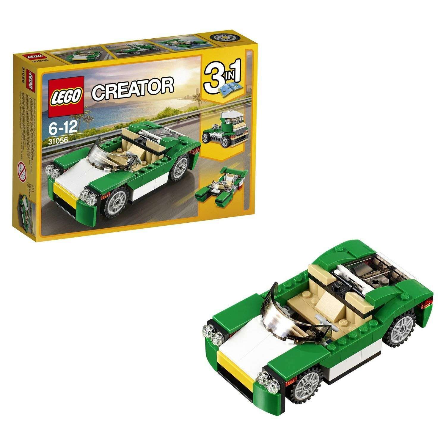 Конструктор LEGO Creator Зелёный кабриолет (31056) - фото 1