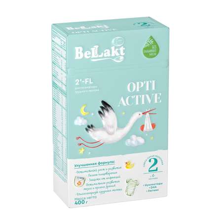 Смесь Беллакт Bellakt Opti Active 2 400г с 6месяцев