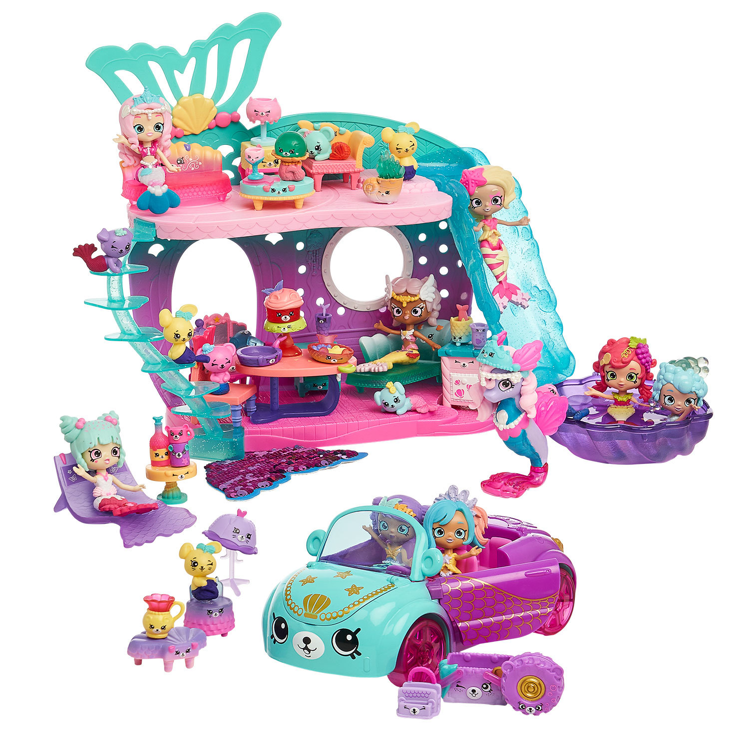 Набор Happy Places Shopkins Подводный дом русалочки в непрозрачной упаковке  (Сюрприз) 57190 купить по цене 999 ₽ в интернет-магазине Детский мир