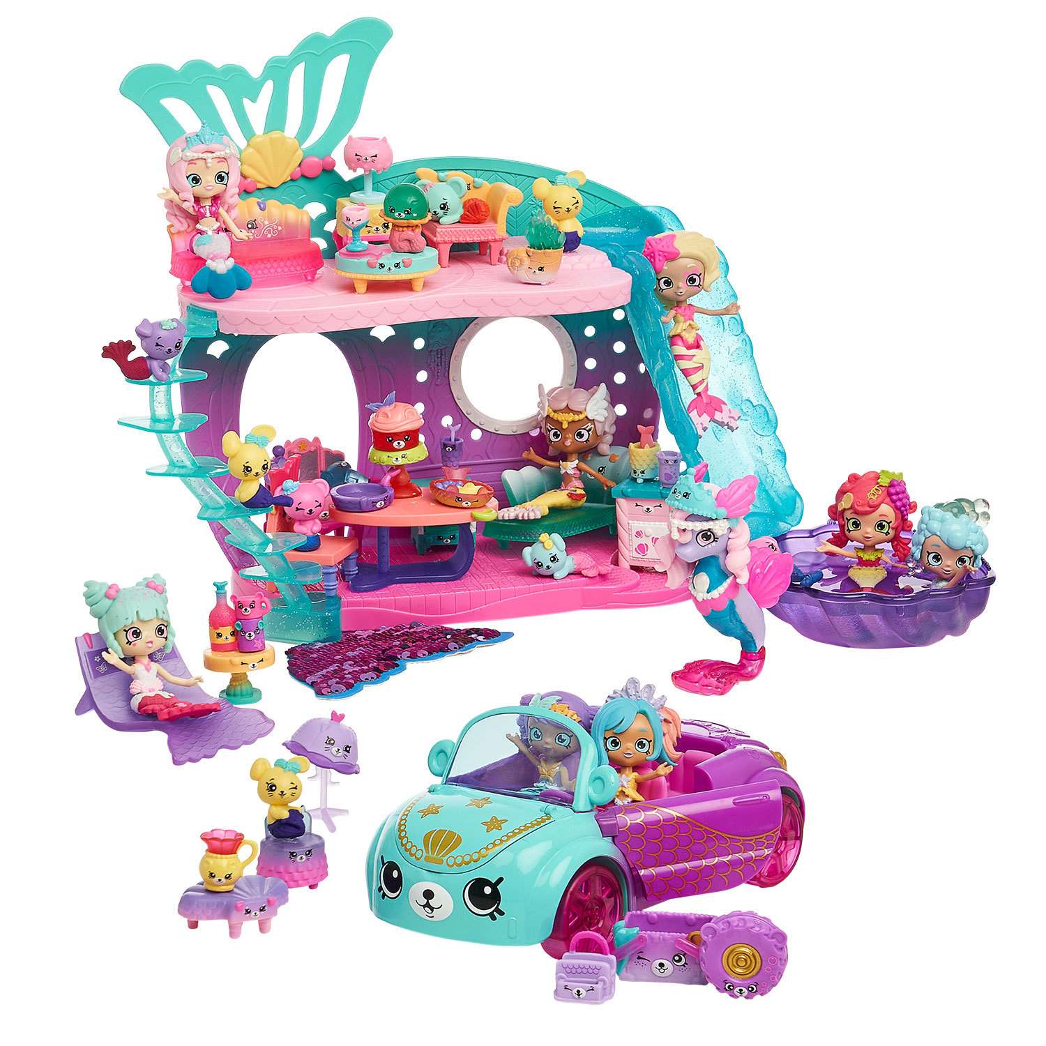 Набор Happy Places Shopkins Подводный дом русалочки в непрозрачной упаковке (Сюрприз) 57190 - фото 3