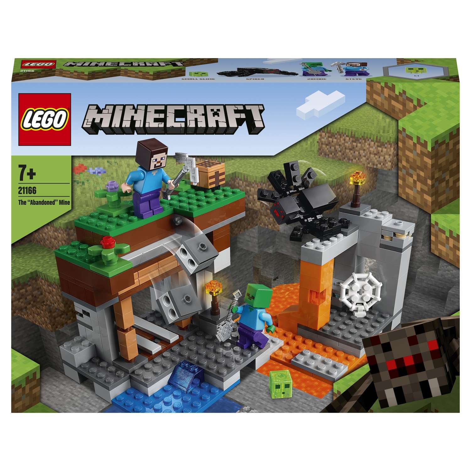 Конструктор LEGO Minecraft Заброшенная шахта 21166 - фото 2