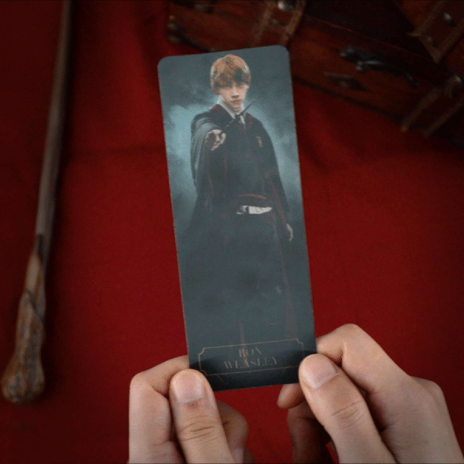 Ручка Harry Potter в виде палочки Рона Уизли 25 см с подставкой и закладкой - фото 8