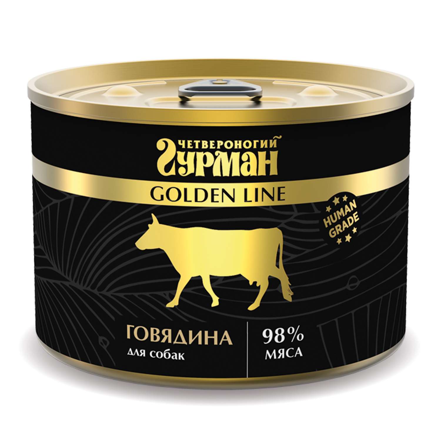 Корм для собак Четвероногий Гурман Golden говядина натуральная в желе 500г - фото 1