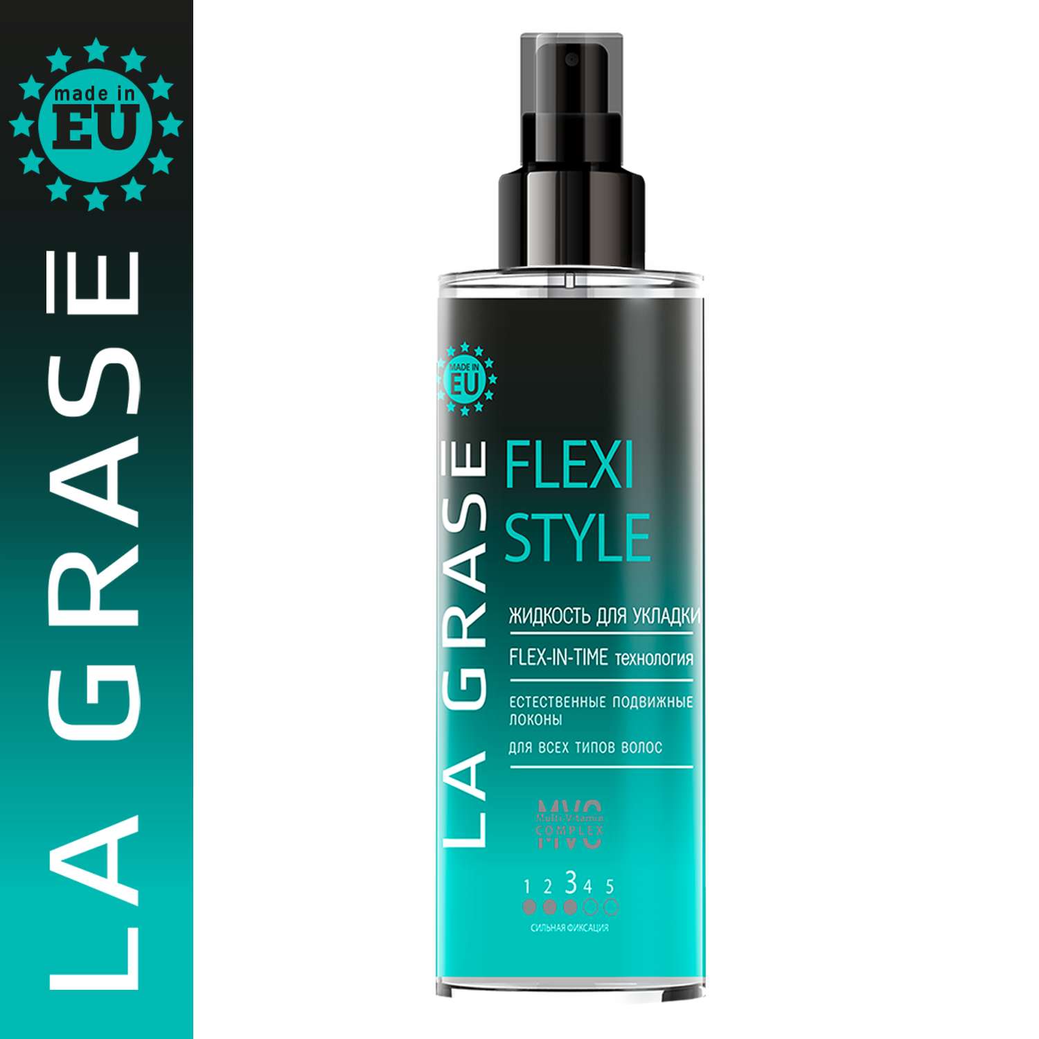 Жидкость для укладки волос La Grase сверхсильной фиксации Flexi Style 150 мл - фото 2