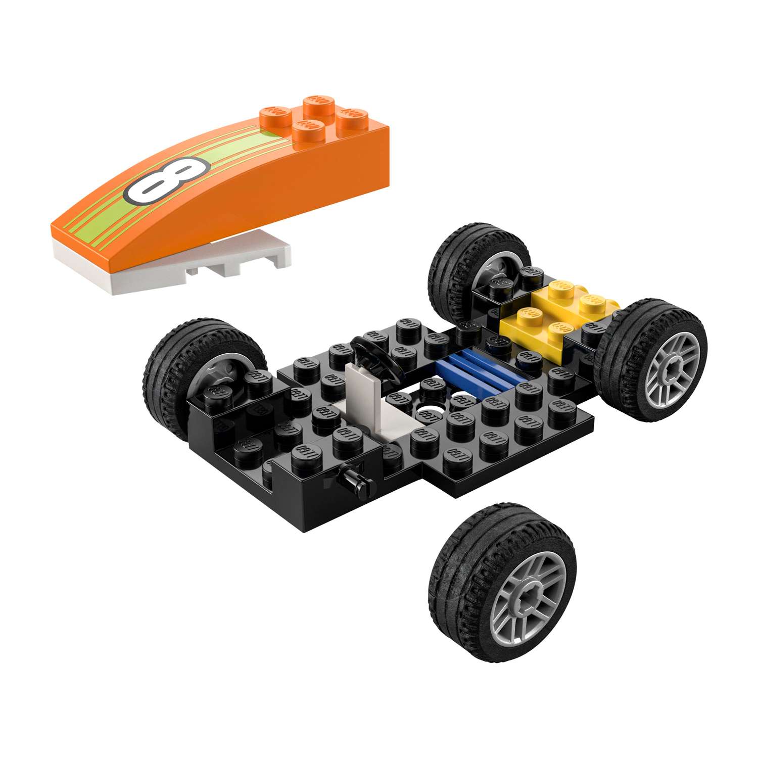 Конструктор детский LEGO City Гоночный автомобиль 60322 - фото 3