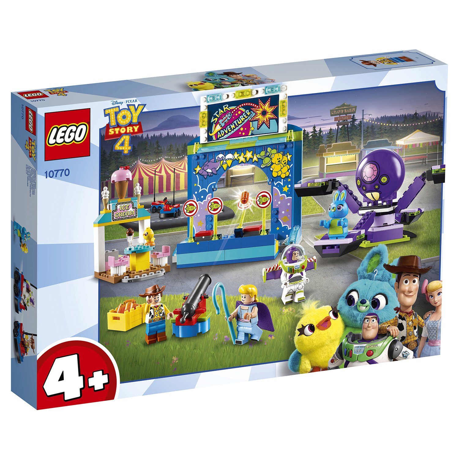 Конструктор LEGO 4+ Парк аттракционов Базза и Вуди блочный - фото 2