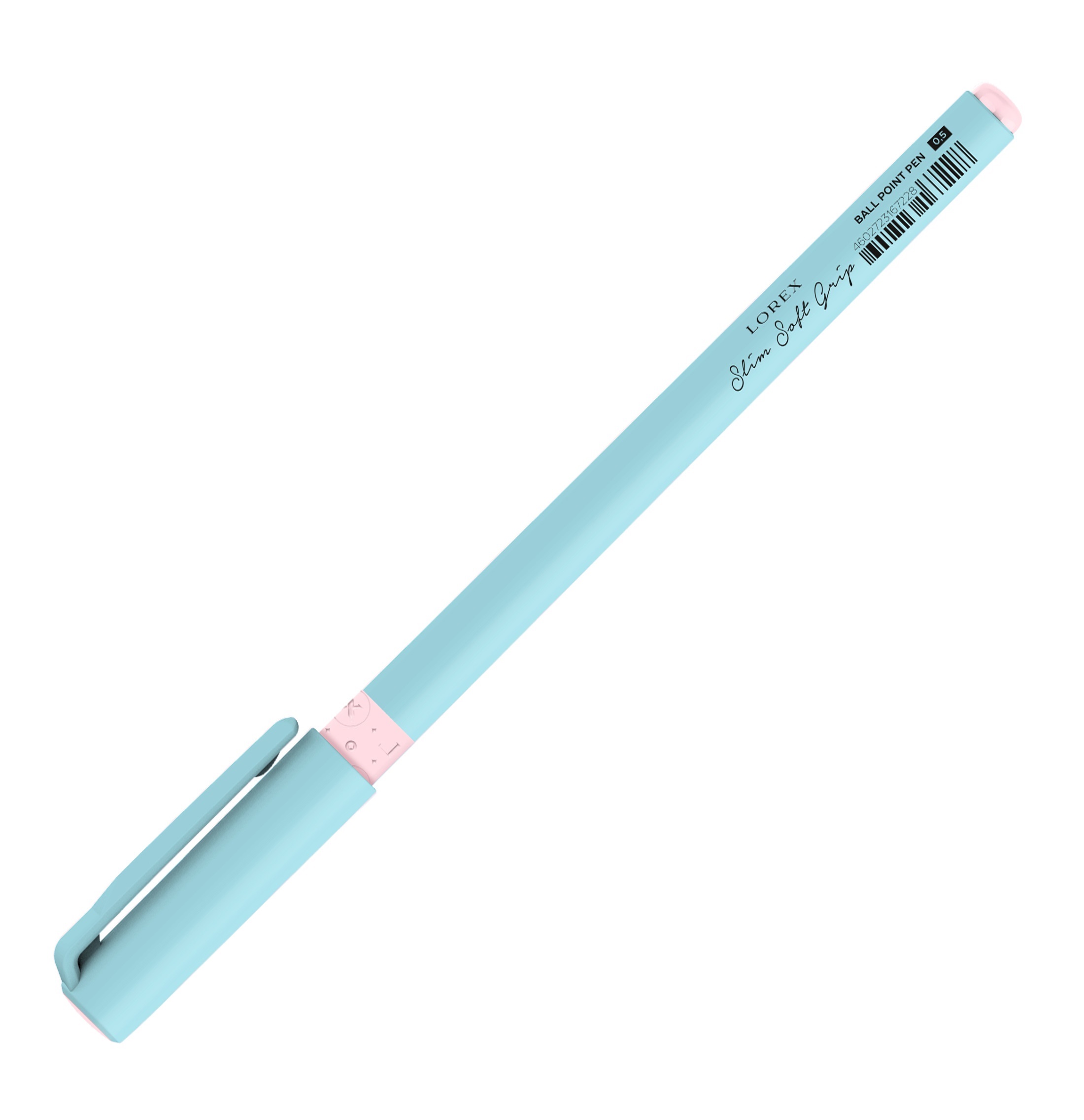 Ручка шариковая Lorex Pastel Slim Soft Grip синий 0.5мм ultra-soft touch в ассортименте LXOPSSG-PS5 - фото 5