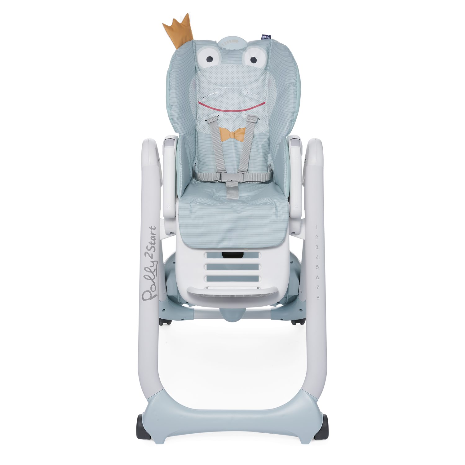 Стульчик для кормления CHICCO Polly 2Start расцветка Froggy - фото 6