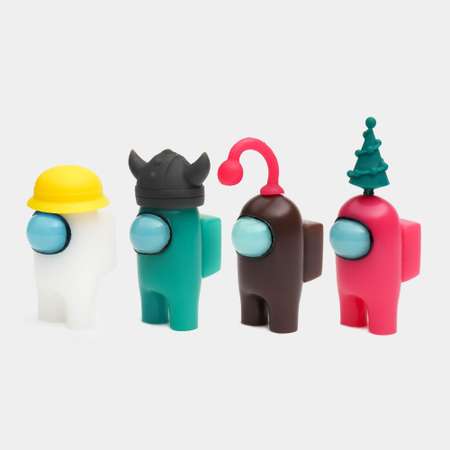 Игровой набор Fanzo Store Коллекционные фигурки-игрушки для детей Among us светящиеся в темноте