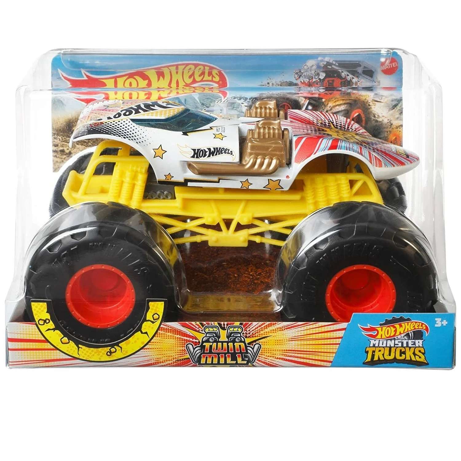 Машинка Hot Wheels Monster Tracks 1:24 GWK97 FYJ83 - фото 4