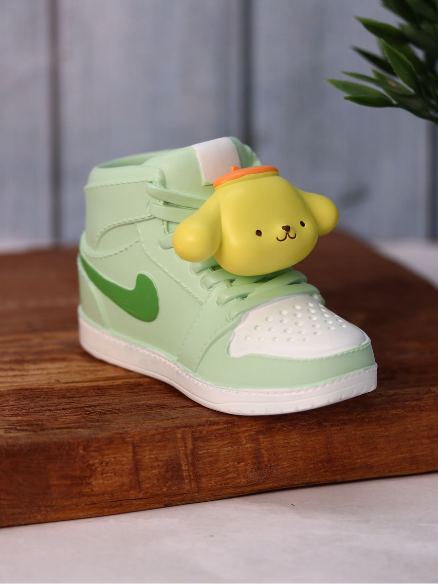 Подставка для канцелярии iLikeGift Sneakers dog green - фото 1