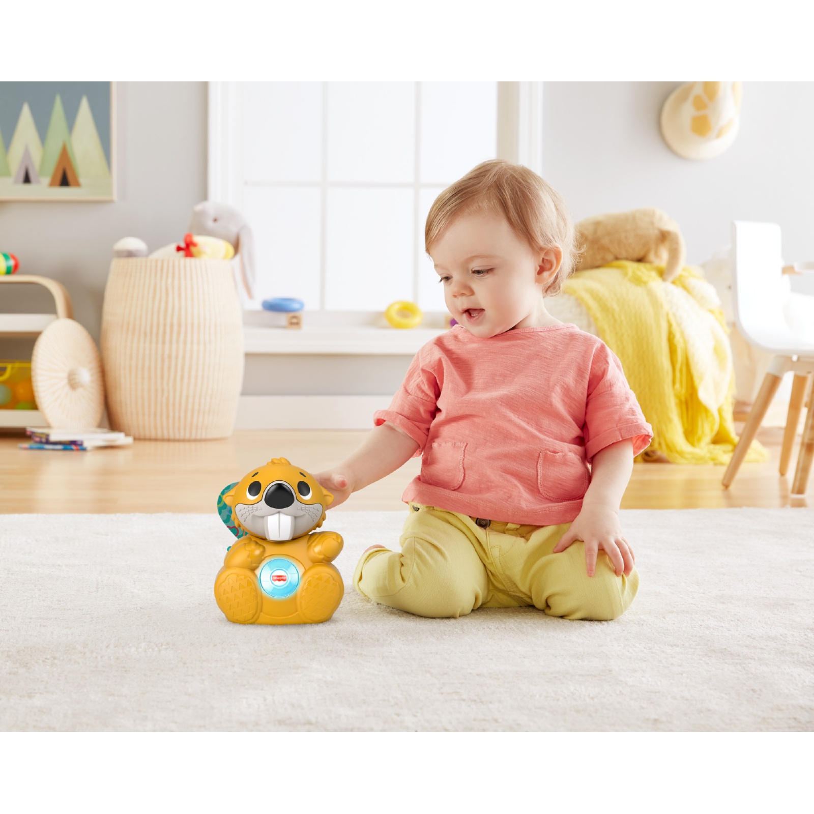 Игрушка Fisher Price Линкималс Веселый Бобер музыкальный для малышей развивающая GXD83 - фото 9