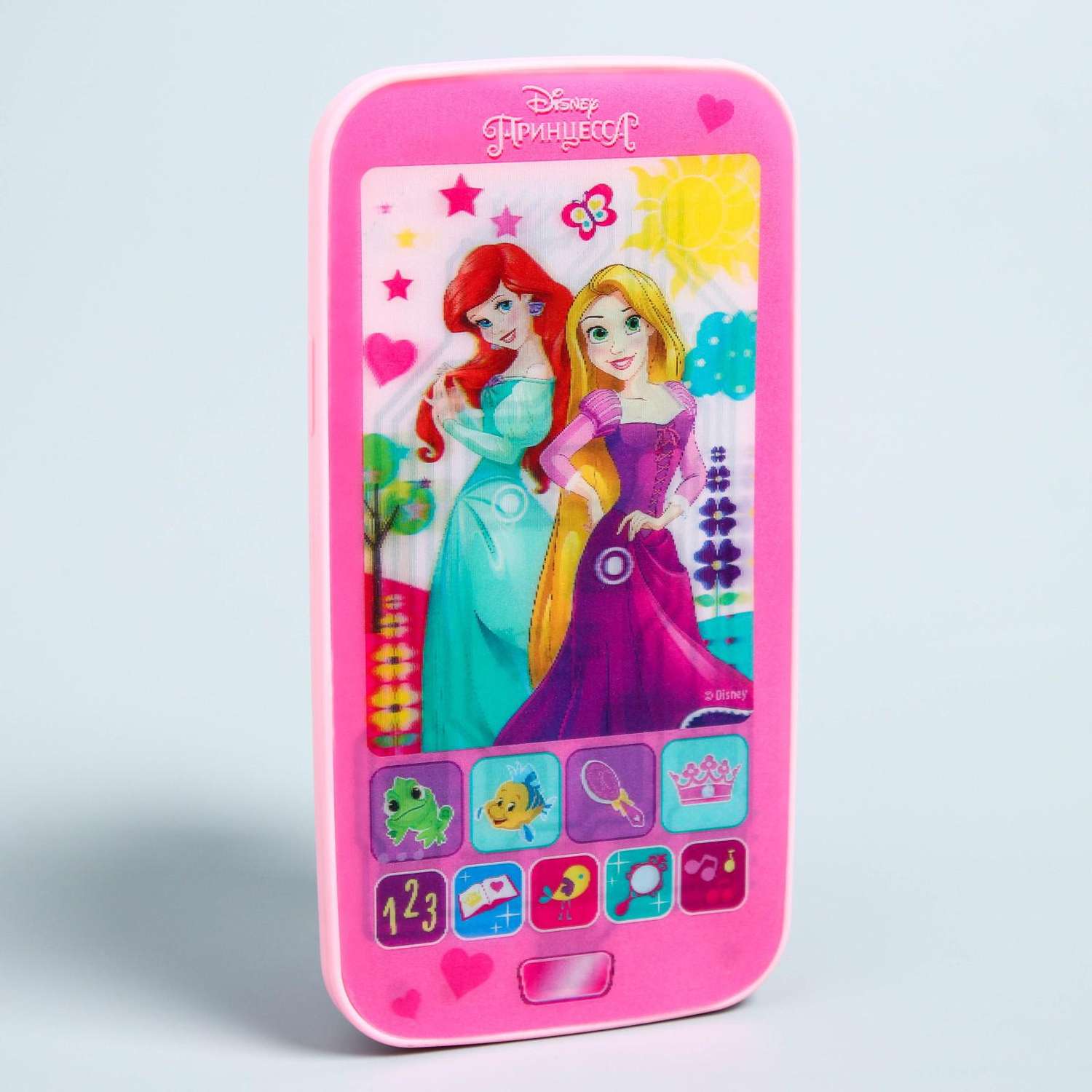 Телефон Disney «Принцессы» звук батарейки - фото 2