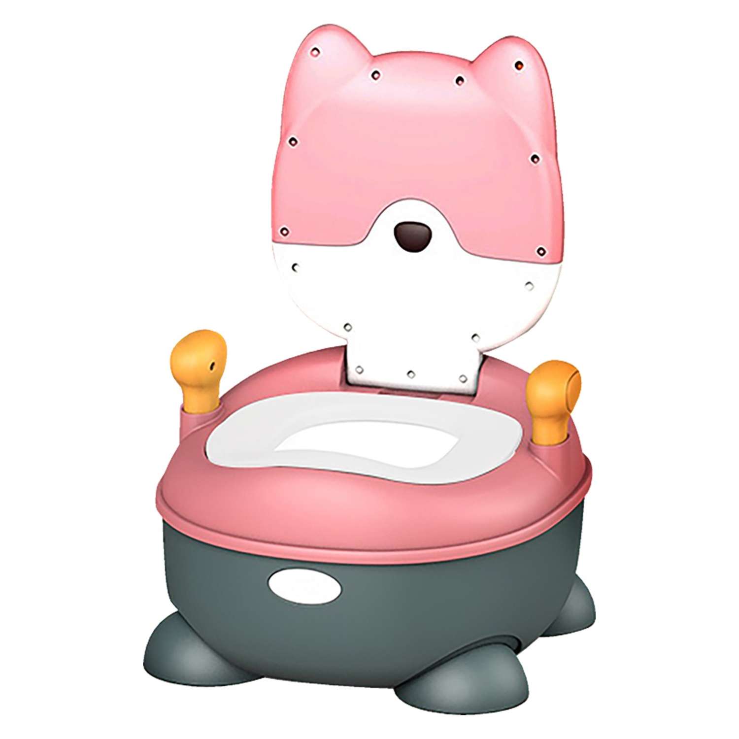 Горшок детский RIKI TIKI Funny animals FG3318 FOX розовый - фото 1