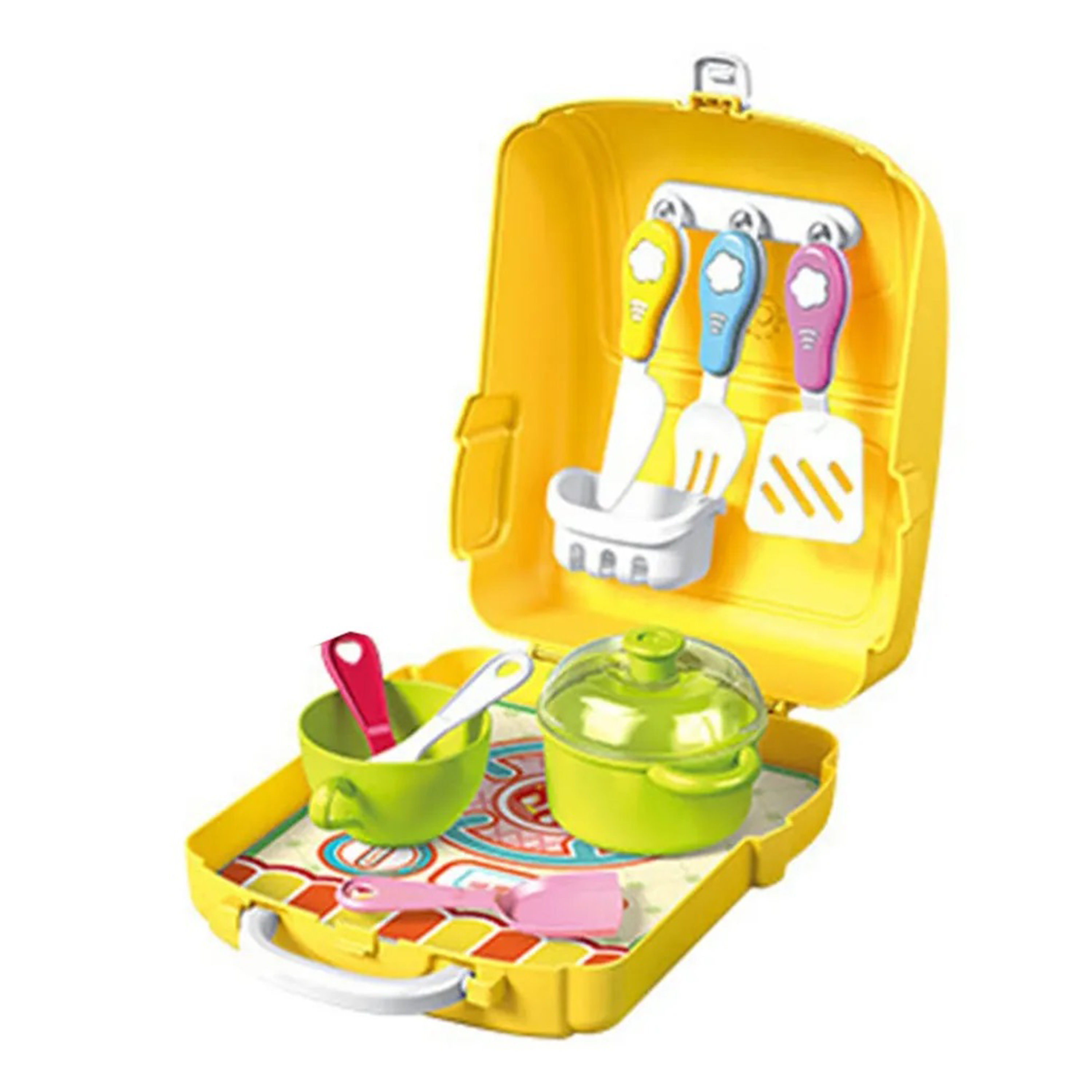 Детский игровой набор SHARKTOYS кухня для девочки в рюкзаке - фото 2