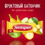 Фруктовый батончик Semper яблоко и банан 15 г