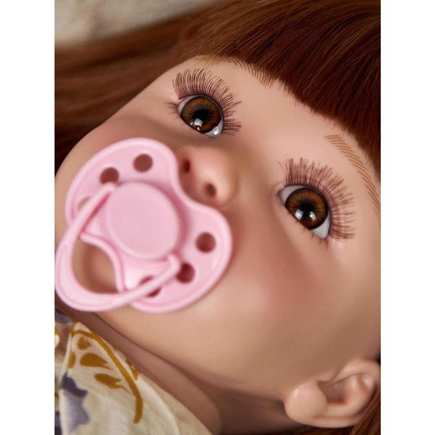 Кукла Реборн Soul Sister виниловая с мягким телом с комплектом одежды и пустышкой пупс для ребенка 60 см 172999350 - фото 5