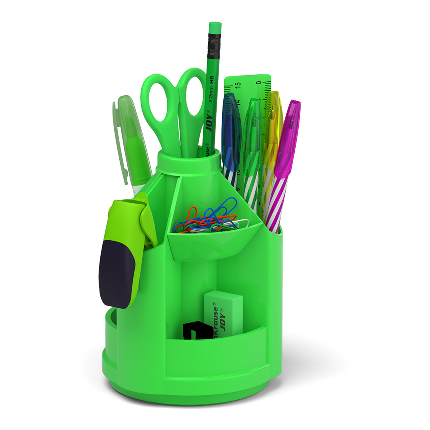 Набор настольный ErichKrause Mini Desk Neon Solid зеленый - фото 1