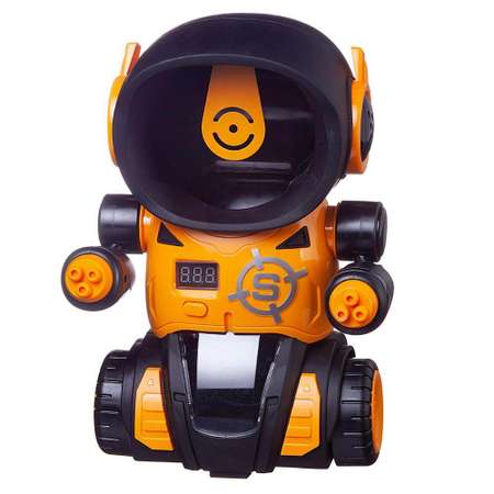 Игра интерактивная Junfa Попади в робота с 2 бластерами и 24 мягкими шариками свет звук оранжевый