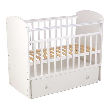 Детская кроватка Фея прямоугольная, без маятника (белый)