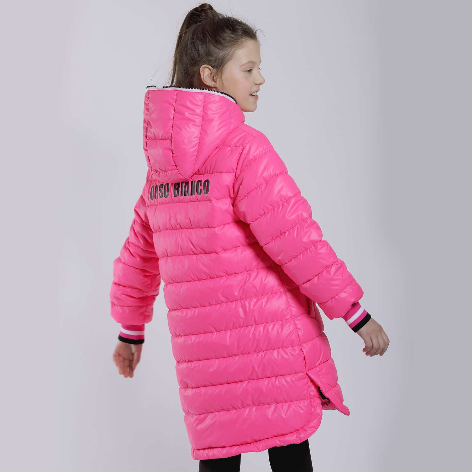 Куртка Orso Bianco OB21137-23_ярк.розовый - фото 1